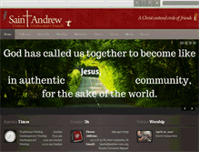Tablet Screenshot of andrew-umc.org